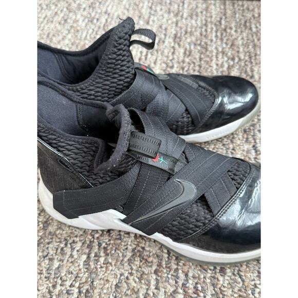 Nike LeBron Soldier XII 12 Black Equality Strap Basketball Shoes Mens 10 main image 2